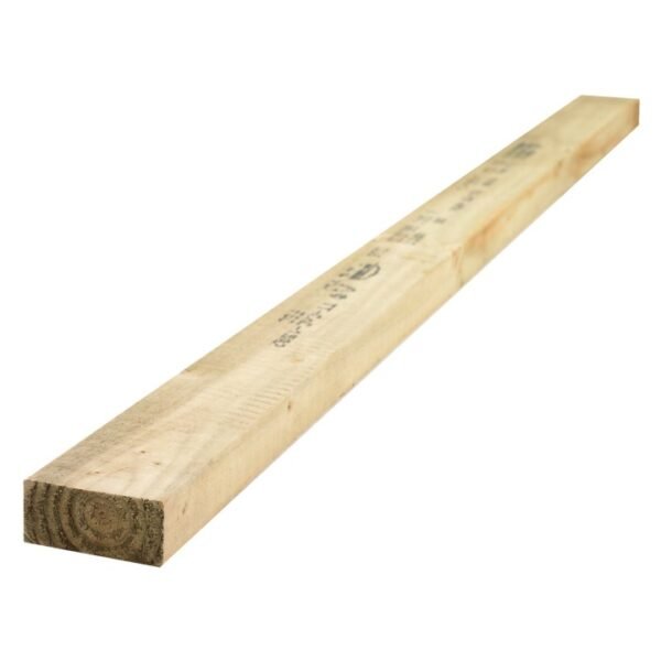Sawn Treated Easi Edge 200 x 47mm (8″ x 2″) Kiln Dried C24 FSC®