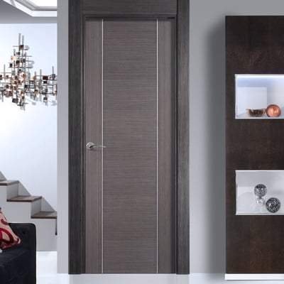 Alcaraz Chocolate Grey Pre-Finished Interior Door – All Sizes