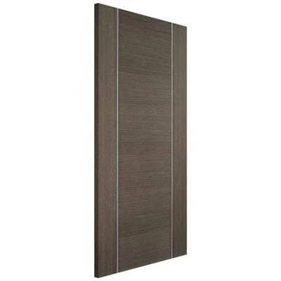 Alcaraz Chocolate Grey Pre-Finished Interior Fire Door FD30 – All Sizes