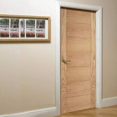 Oak Carini Pre-Finished Flush Internal Fire Door FD30 – All Sizes
