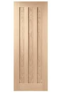 Oak Idaho Panelled Pre-Finished Internal Fire Door FD30 – All Sizes