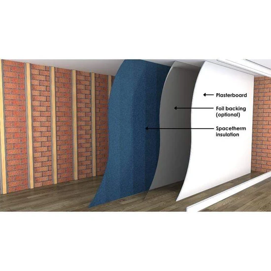 Spacetherm A-Rated – Wallboard with VCL Layer 2.4m x 1.2m (All Sizes)