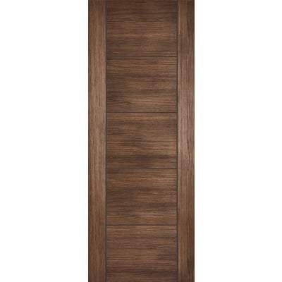 Vancouver Walnut Laminated 5 Panel Interior Fire Door FD30 – All Sizes