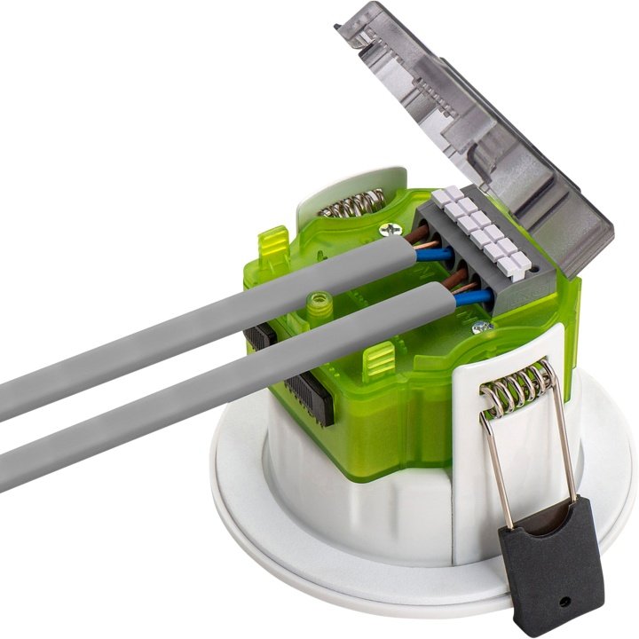 Luceco F Type MK2 Flat Fire Rated Downlight Dim2Warm 4/6W Selectable