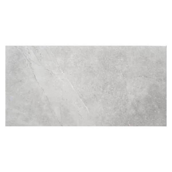Brugge Light Grey Porcelain Floor & Wall Tile 300 x 600mm
