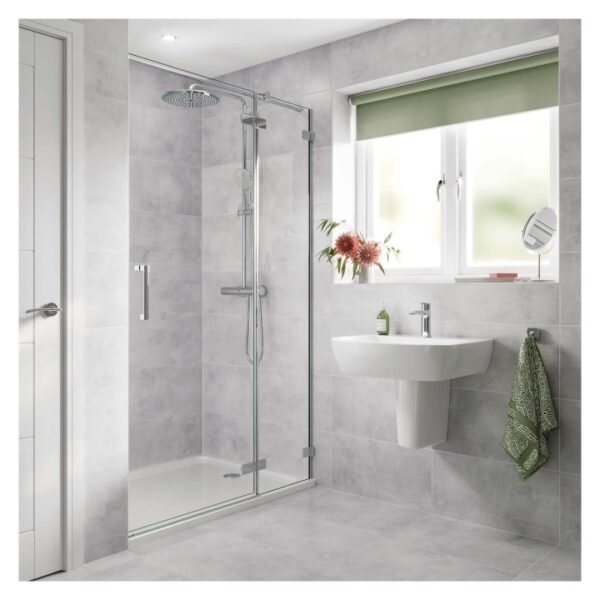 Luton Grey Porcelain Wall & Floor Tile 300 x 600mm