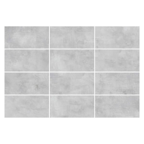 Luton Grey Porcelain Wall & Floor Tile 300 x 600mm