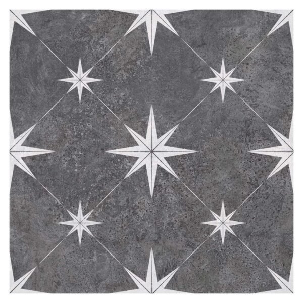 Heritage Charcoal Ceramic Floor & Wall Tile 335 x 335mm