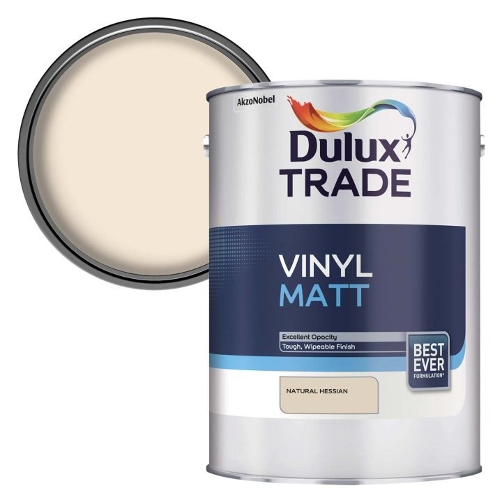 Dulux Trade Vinyl Matt Emulsion Natural Hessian 5L