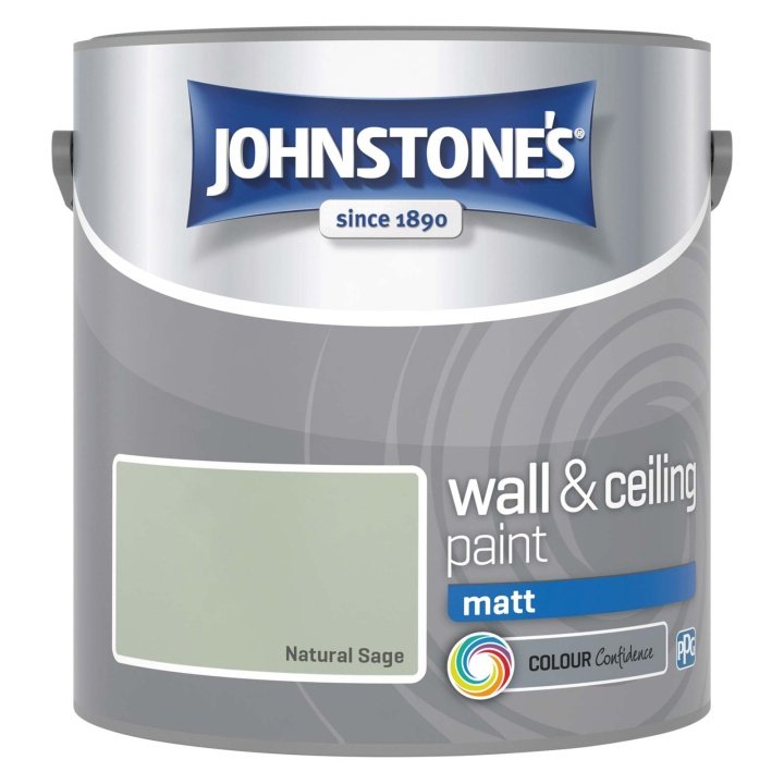 Johnstone’s Vinyl Matt Emulsion Natural Sage 2.5L