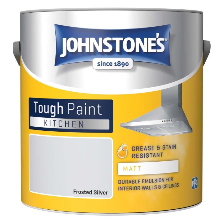 Johnstone’s Kitchen Matt Emulsion Frosted Silver 2.5L