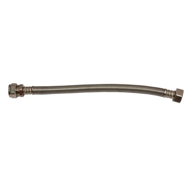Flexible Tap Connector 15mm x ½” x 300mm (9.5mm Bore)
