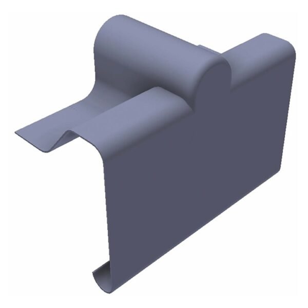 C6 Simulated Lead Rolled Ridge Joint End-Cap