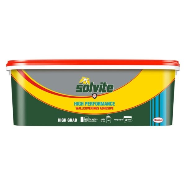 Solvite High Performance Ready Mixed Wallpaper Adhesive 3 rolls